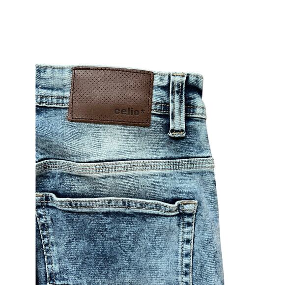 Celio women’s slim destressed light wash jeans - Picture 8 of 10